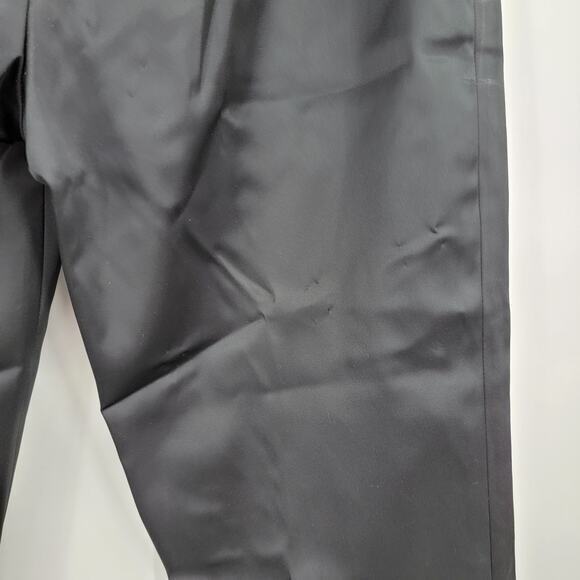 NEW L'AGENCE Women's High Rise Satin Effect Suiting Ankle Trouser Black Size S - Picture 10 of 13